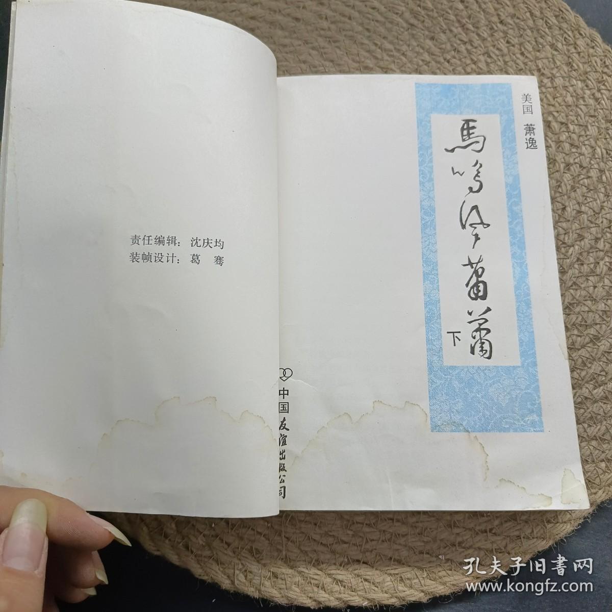 马 鸣风萧萧下册