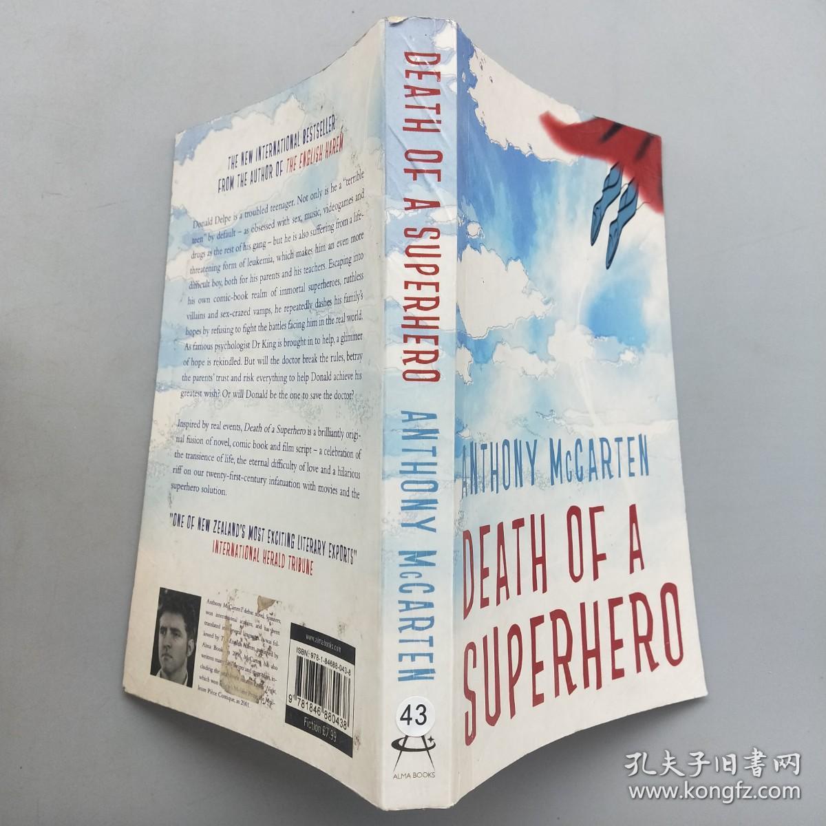 ANTHONY McCARTEN    DEATH OF A SUPERHERO