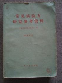 G3517《常见病验方研究参考资料》1970年厚本，中医研究院编，凭证购买