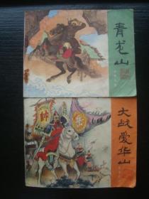 G2105连环画《青龙山 大战爱华山》2册1980年，名家精绘，少儿版本少见