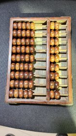 474号9档带底板大开门海南黄花梨老算盘24/17.5/2.8cM。品相如图终身包老包真纹理清晰漂亮油性大荧光强香味正。