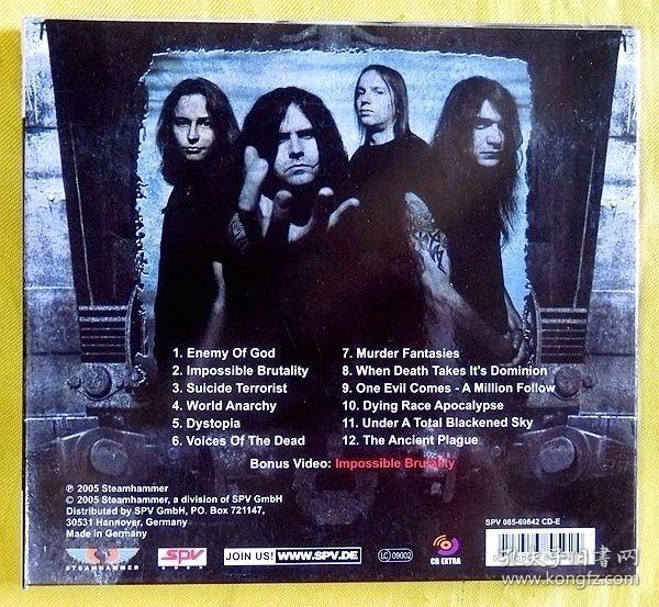 CD               鞭挞金属（德国）《上帝的敌人》2005（单碟装）