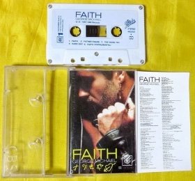 磁带                乔治迈克尔《信仰》1987（CBS原版、白卡）