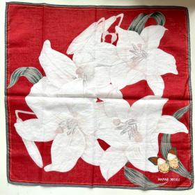 日本回流中古方巾 怀旧Vintage 日本知名设计师Hanae Mori设计