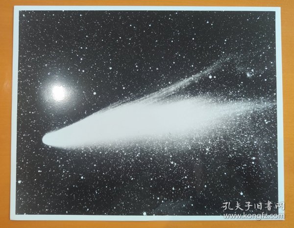 天文老照片 1991年 美国新闻照片底稿 哈雷彗星 COMET HALLEY 超级细节图片