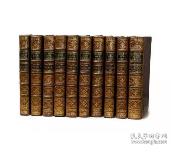 《北京传教士关于中国历史、科学、艺术、风俗、习惯及其他之论考》/《中国杂纂》/《中国历史、科学与艺术回忆录》 1776-1784年 10卷本巨著。Mémoires concernant l'histoire, les sciences et les arts des Chinois