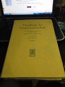 Handbuchu der Finanzwissenschaft 3