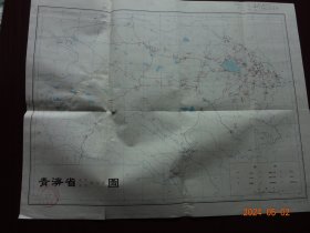 青海省水文水位站分布图(规格 尺寸：57*44CM)【馆藏】