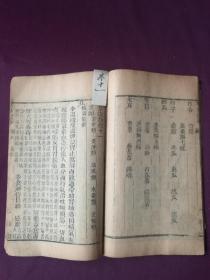 本草从新（卷10~12、卷13~15）[木刻本，两册合售]