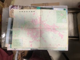 合肥1983年旅游图年--旅游图
