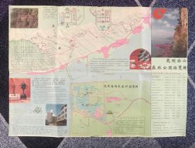 云南1993年版昆明市版地图（品自定85品）