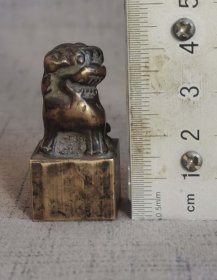 狮钮铜印章2