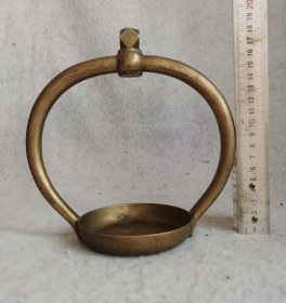 厚重实心铜挂灯