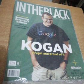 英文原版书杂志 In the Black 英语外文 期刊 会计 谷歌 比特币 Bitcoin Google Kogan CPA 税务