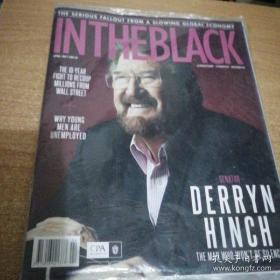 英文原版书杂志 In the Black 英语外文 期刊 会计 封面议员Derryn Hinch CPA 税务