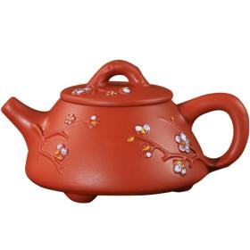 宜兴紫砂壶全纯手工过滤石瓢壶西施壶家用泡茶壶朱泥花茶壶特价