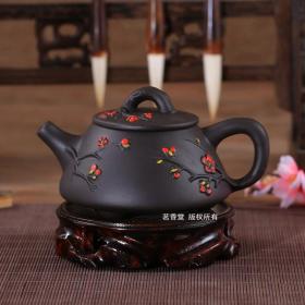宜兴紫砂壶全纯手工过滤石瓢壶西施壶家用泡茶壶朱泥花茶壶特价
