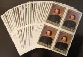 【苏联邮票SLYP1982-85年博物馆世界名画邮票30全方联】