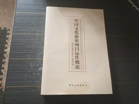 中国文化旅游项目运作概论（内页干净完整）