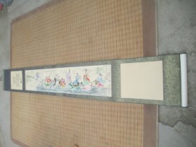 八仙图 杨柳青年画艺品轩 780 画心尺寸133X26