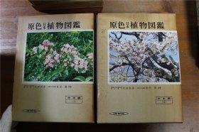 日本植物图鉴  木本篇  1和2   全2册   带盒子