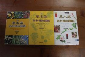 国内现货！《草木染染料植物图鉴》 正 续  续之续 3册全，山崎青树，品好包邮