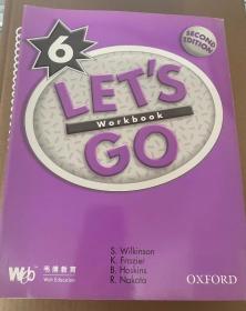 95成新原版 letsgo教材 牛津少儿英语第二版 workbook 6 练习册
