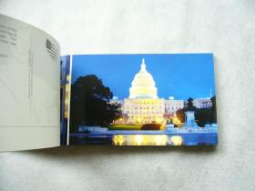 华盛顿建筑风光明信片一册20张