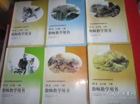 义务教育课程标准实验教科书 语文 教师教学用书 【全套6本 2001~2003年版 人教版 有写划无光盘】