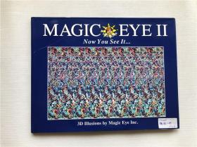 精装 ！MAGIC EYE  Ⅱ    魔眼 第二册    Now You  See  It ...   3D  I11usions by Magic Eye Inc.  英文原版  儿童绘本 实拍图