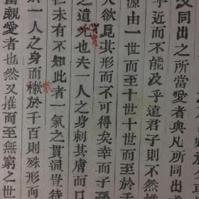 清同治木刻活字《剡西谢氏宗谱》两册白纸线装（重修整）彩像精美，完整