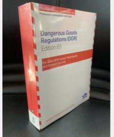正版 现货！2024年版 IATA 危险品规则65期版英文版 DGR空运危规  英文版65期  Dangerous GoodsRegulations(DGR)Edition65  c