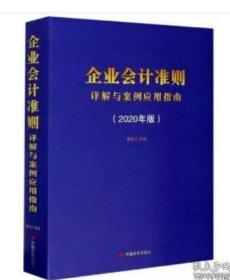 2020年企业会计准则详解与案例应用指南 1G28c