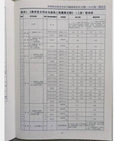 包邮 2022年贵州省水利水电工程定额 全套9册 贵州省水利水电系列定额(2022版)勘误表 c