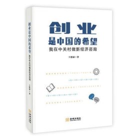 创业是中国的希望：我在中关村做新经济咨询