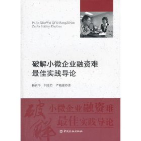 破解小微企业融资难最佳实践导论