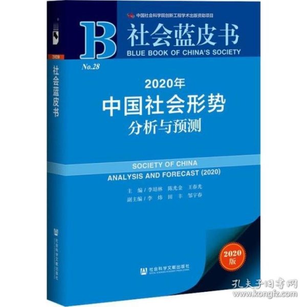 社会蓝皮书：2020年中国社会形势分析与预测