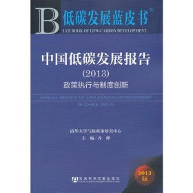 低碳发展蓝皮书·中国低碳发展报告：政策执行与制度创新（2013版）