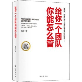 《给你一个团队，你能怎么管·百万册增订版》