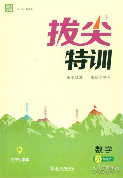 通城学典·拔尖特训：数学（六年级上人教版附尖子生学案）