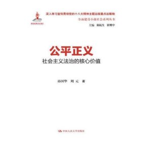 公平正义：社会主义法治的核心价值（全面建设小康社会系列丛书）