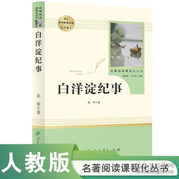 白洋淀纪事 名著阅读课程化丛书（统编语文教材配套阅读）七年级上