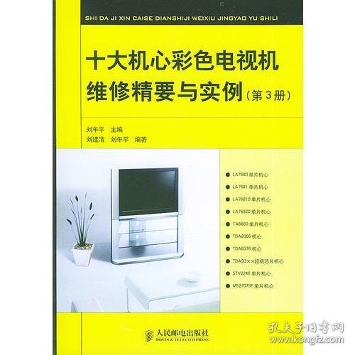 十大机心彩色电视机维修精要与实例(第3册)