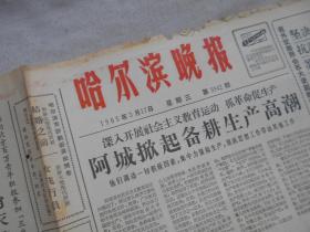 哈尔滨晚报 1965年3月17日 4版