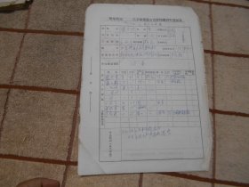 1971年哈尔滨市腾吉州  区革命委员会安置知识青年登记表 +证言