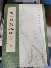 文心雕龙校注（全本·中国古典文学基本丛书·全3册·平装繁体竖排）