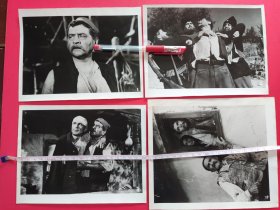 他俩 （南斯拉夫）- 新中国早期电影台本一本、剧照 （1-8全），照片袋子都是用老电影海报制作的
