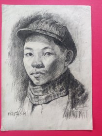 1955年3月 人物素描画