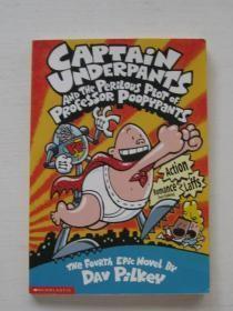 Captain underpants and the PERILOUS PLOT OF PROFESSOR POOPYPANTS 英文原版,漫画插绘