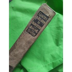 Genetics In relation to Agriculture 与农业有关的遗传学  (民国中央大学馆藏书,藏书票一枚)